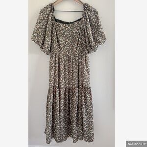 Carly Jean Los Angeles  Puff Sleeve Dress